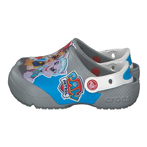 Crocs Fun Lab Paw Patrol Clog Kids, Zuecos Unisex Niños, Gris (Light Grey 007), 34/35 EU