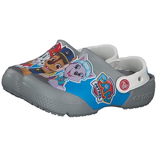 Crocs Fun Lab Paw Patrol Clog Kids, Zuecos Unisex Niños, Gris (Light Grey 007), 34/35 EU