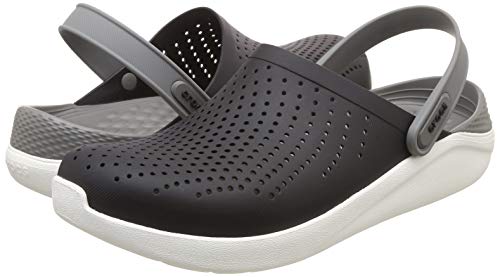 Crocs Literide Clog, Obstrucción Mujer, Negro (Black/Smoke), 39/40 EU