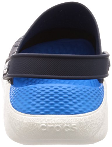 Crocs LiteRide Clog Zueco Unisex-adulto, Azul (Marineblau / Weiß), 39-40 EU Crocs LiteRide Clog Zueco Unisex-adulto, Azul (Marineblau / Weiß), 39-40 EU