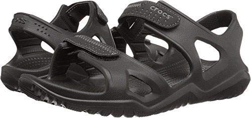 Crocs Swiftwater River Sandals 203965-06, Sandalias para Hombre, Negro (Black), 45/46 EU