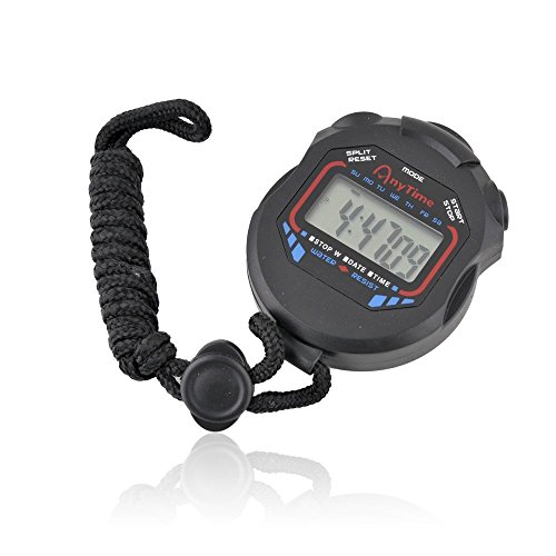 Cronómetro digital racing sports gym reloj detección bicicleta