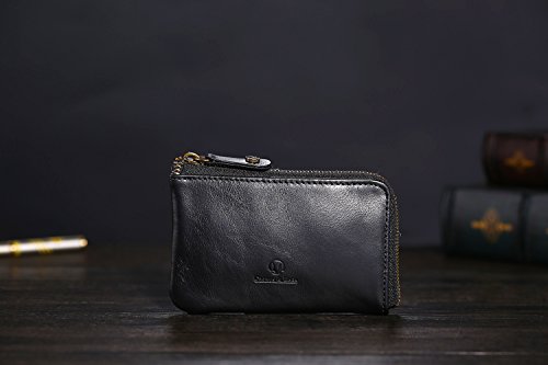 Cronus y Rhea® | Funda de Lujo Hecha de Cuero Exclusivo (Aeacus) | Llavero - Caja dominante - Titular de la Clave | Cuero Real | con Elegante Caja de Regalo | Hombres - Mujeres (Negro) Cronus y Rhea® | Funda de Lujo Hecha de Cuero Exclusivo (Aeacus) | Llavero - Caja dominante - Titular de la Clave | Cuero Real | con Elegante Caja de Regalo | Hombres - Mujeres (Negro)
