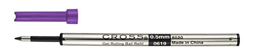 Cross 8020 Selectip - Mina de bolígrafo (tinta de gel, 0,5 mm), color morado Cross 8020 Selectip - Mina de bolígrafo (tinta de gel, 0,5 mm), color morado