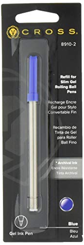 Cross 8910-2 - Recambio para bolígrafo Selectip, tinta gel, color azul