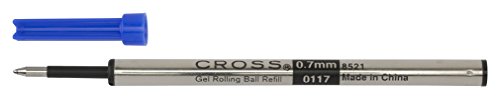 Cross Rollerball - Recambio de tinta de gel de grosor medio, color azul Cross Rollerball - Recambio de tinta de gel de grosor medio, color azul