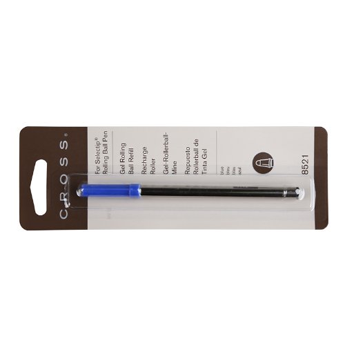 Cross Rollerball - Recambio de tinta de gel de grosor medio, color azul Cross Rollerball - Recambio de tinta de gel de grosor medio, color azul