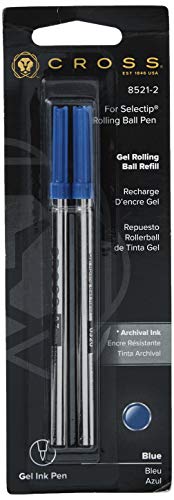 Cross Selectip Ballpoint Pen Refill, Blue 2 Count Cross Selectip Ballpoint Pen Refill, Blue 2 Count