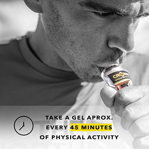 Crown Sport Nutrition Gel Energético - con o sin Cafeína - 10 unidades Carbohidratos en ratio 2:1:1 (Maltodextrina - Dextrosa - Fructosa) Ciclismo Running Deporte Entreno Crown Sport Nutrition Gel Energético - con o sin Cafeína - 10 unidades Carbohidratos en ratio 2:1:1 (Maltodextrina - Dextrosa - Fructosa) Ciclismo Running Deporte Entreno