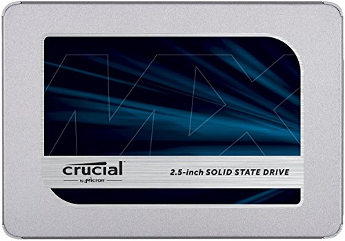 Crucial MX500 1TB CT1000MX500SSD1 Unidad interna de estado sólido-hasta 560 MB/s (3D NAND, SATA, 2.5 Pulgadas) Crucial MX500 1TB CT1000MX500SSD1 Unidad interna de estado sólido-hasta 560 MB/s (3D NAND, SATA, 2.5 Pulgadas)