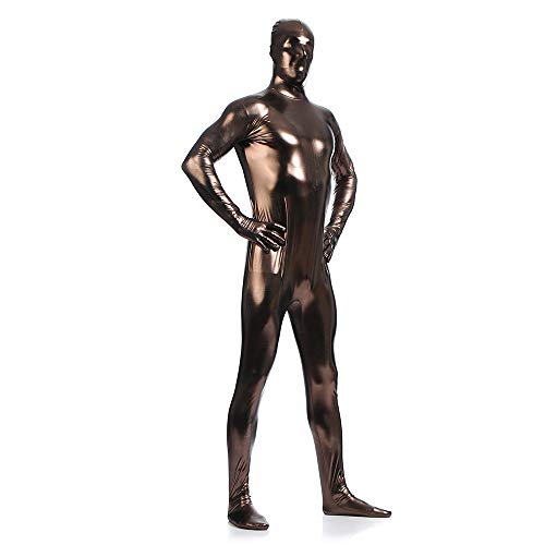 Crystally Traje de Disfraces de Halloween Traje de Cuerpo Completo Segundo Traje de Piel Zentai metálico Brillante para Body de Licra Unisex para Hombre y Mujer Traje de Spandex Zentai Crystally Traje de Disfraces de Halloween Traje de Cuerpo Completo Segundo Traje de Piel Zentai metálico Brillante para Body de Licra Unisex para Hombre y Mujer Traje de Spandex Zentai