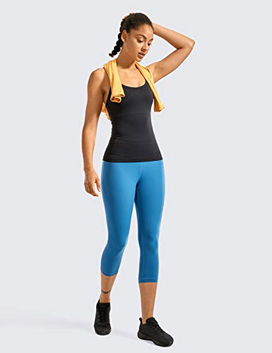 CRZ YOGA Camiseta de Tirantes Deportivas para Mujer, Camiseta sin Mangas para Yoga Negro 42 CRZ YOGA Camiseta de Tirantes Deportivas para Mujer, Camiseta sin Mangas para Yoga Negro 42