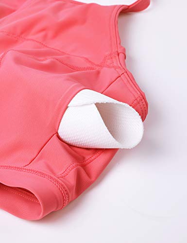 CRZ YOGA Mujer Cuello Alto Bikini Natacion Trajes de Baño Bañador Deportivo Mujer Tinte de Cereza 40 CRZ YOGA Mujer Cuello Alto Bikini Natacion Trajes de Baño Bañador Deportivo Mujer Tinte de Cereza 40