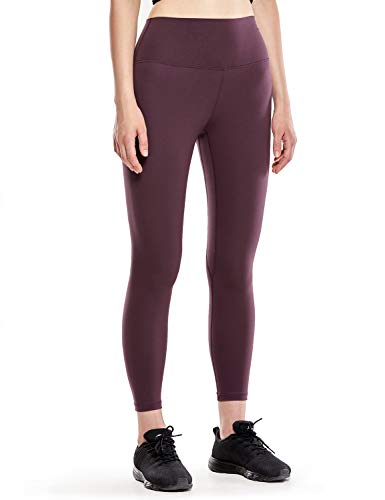 CRZ YOGA Mujer Deportivos Capris Yoga Pantalones Elásticos Cintura Alta Leggings - 63cm Violeta Claro - 63cm 40 CRZ YOGA Mujer Deportivos Capris Yoga Pantalones Elásticos Cintura Alta Leggings - 63cm Violeta Claro - 63cm 40