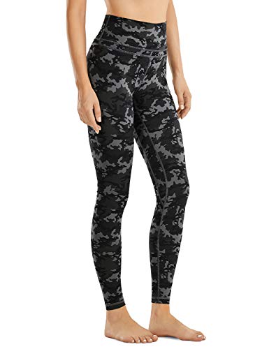 CRZ YOGA Mujer Mallas Deportivo Pantalón Elastico para Running Fitness-71cm Camo Multi 1 40