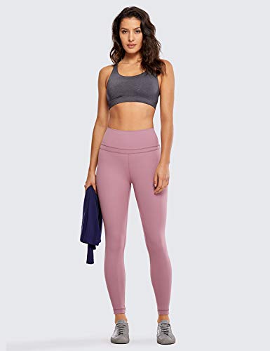 CRZ YOGA Mujer Naked Feeling Deportivos 7/8 Leggings Yoga Fitness Pantalon de Cintura Alta con Bolsillos-63cm Higo-R009 46 CRZ YOGA Mujer Naked Feeling Deportivos 7/8 Leggings Yoga Fitness Pantalon de Cintura Alta con Bolsillos-63cm Higo-R009 46