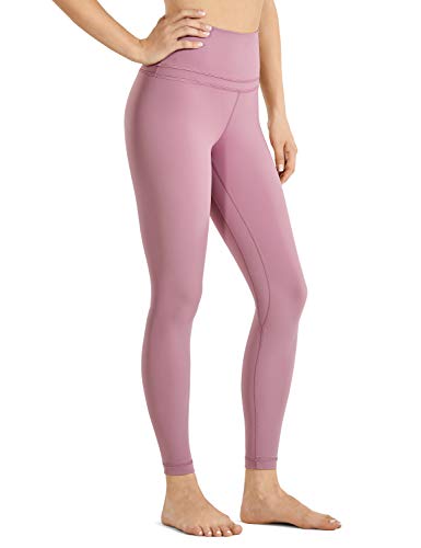 CRZ YOGA Mujer Naked Feeling Deportivos 7/8 Leggings Yoga Fitness Pantalon de Cintura Alta con Bolsillos-63cm Higo-R009 46 CRZ YOGA Mujer Naked Feeling Deportivos 7/8 Leggings Yoga Fitness Pantalon de Cintura Alta con Bolsillos-63cm Higo-R009 46