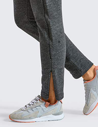 CRZ YOGA Mujer Pantalones de Deporte Fitness Sweat Pants con Bolsillo Gris Melange 40 CRZ YOGA Mujer Pantalones de Deporte Fitness Sweat Pants con Bolsillo Gris Melange 40