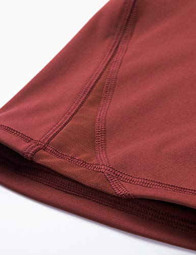 CRZ YOGA Pantalón Corto para Mujer Malla Shorts con Bolsillo Cremallera - 15cm Sabana 36 CRZ YOGA Pantalón Corto para Mujer Malla Shorts con Bolsillo Cremallera - 15cm Sabana 36