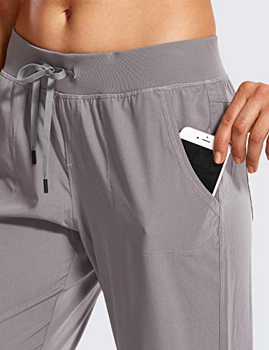 CRZ YOGA Pantalón Deportivo Mujer con Bolsillos Pantalones Harem con Cordones Roca Lunar 46 CRZ YOGA Pantalón Deportivo Mujer con Bolsillos Pantalones Harem con Cordones Roca Lunar 46