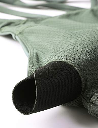 CRZ YOGA Sujetador Deportivo para Mujer Sujetador de Yoga con Tiras con Relleno Extraíble Selva Verde XS CRZ YOGA Sujetador Deportivo para Mujer Sujetador de Yoga con Tiras con Relleno Extraíble Selva Verde XS