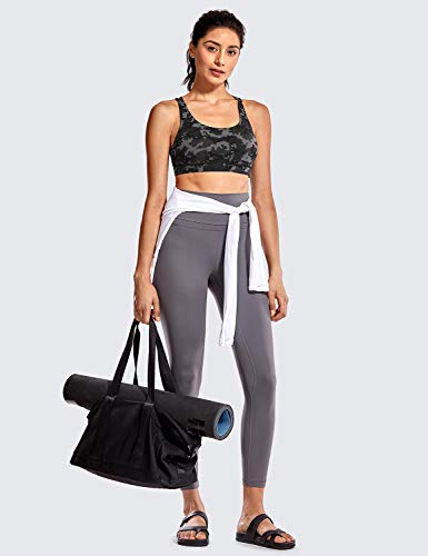 CRZ YOGA - Sujetador Deportivo Yoga Cruzados Almohadillas Extraíbles para Mujer Camo Multi 1 M