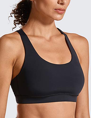 CRZ YOGA - Sujetador Deportivo Yoga Cruzados Almohadillas Extraíbles para Mujer Negro XS CRZ YOGA - Sujetador Deportivo Yoga Cruzados Almohadillas Extraíbles para Mujer Negro XS
