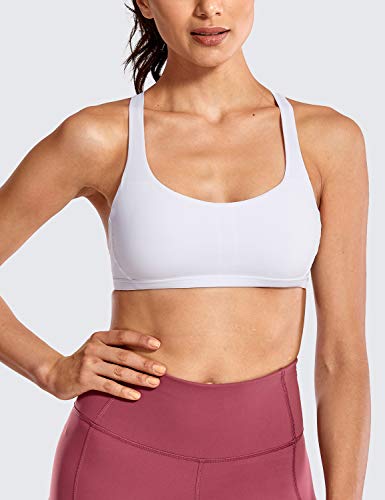 CRZ YOGA Sujetador Deportivo Yoga para Mujer Ejercicio Fitness Ropa Interior Blanco S CRZ YOGA Sujetador Deportivo Yoga para Mujer Ejercicio Fitness Ropa Interior Blanco S
