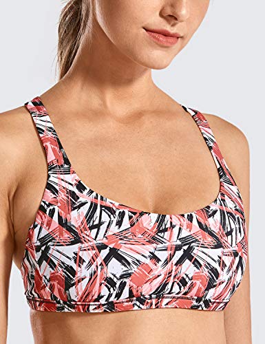 CRZ YOGA Sujetador Deportivo Yoga para Mujer Ejercicio Fitness Ropa Interior Leafy Multi 1 XS CRZ YOGA Sujetador Deportivo Yoga para Mujer Ejercicio Fitness Ropa Interior Leafy Multi 1 XS