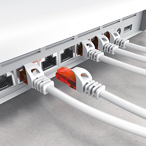 CSL - 7,5m Cable de Red Gigabit Ethernet LAN Cat.6 RJ45-10 100 1000Mbit s - Cable de conexión a Red - UTP - Compatible con Cat.5 Cat.5e Cat.7