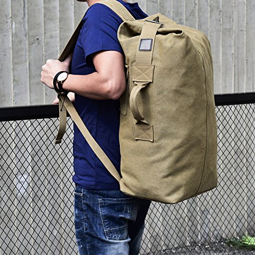 CTOOO- Moda Viaje Lienzo Bolso De Hombro Mochila Para Hombres