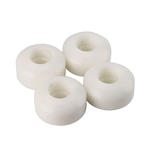 Ctzrzyt Ruedas de Skate con Rodamientos Ruedas de Calle de 52X30 Mm Piezas de Skate Ruedas de Crucero Longboard (Juego de 4) Blanco