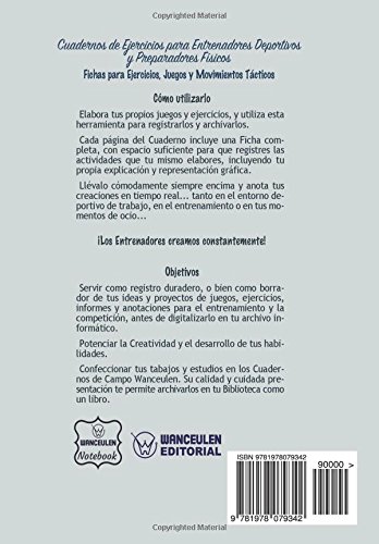 Cuaderno de Ejercicios para el Entrenador de FĂștbol-7 (Medio campo) Cuaderno de Ejercicios para el Entrenador de FĂștbol-7 (Medio campo)