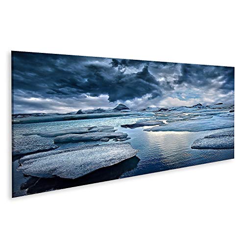 Cuadro en Lienzo Los Icebergs de la Laguna del Glaciar Jokulsarlon en Islandia Cuadros Modernos Decoracion Impresión Salon Cuadro en Lienzo Los Icebergs de la Laguna del Glaciar Jokulsarlon en Islandia Cuadros Modernos Decoracion Impresión Salon