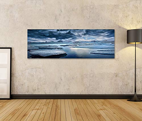 Cuadro en Lienzo Los Icebergs de la Laguna del Glaciar Jokulsarlon en Islandia Cuadros Modernos Decoracion Impresión Salon Cuadro en Lienzo Los Icebergs de la Laguna del Glaciar Jokulsarlon en Islandia Cuadros Modernos Decoracion Impresión Salon