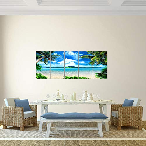 Cuadro Playa Palmeras Impresión de arte Cuadro in Lienzo no Tejido Sala Dormitorio 603356a Cuadro Playa Palmeras Impresión de arte Cuadro in Lienzo no Tejido Sala Dormitorio 603356a