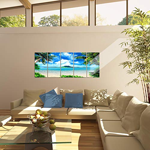 Cuadro Playa Palmeras Impresión de arte Cuadro in Lienzo no Tejido Sala Dormitorio 603356a Cuadro Playa Palmeras Impresión de arte Cuadro in Lienzo no Tejido Sala Dormitorio 603356a