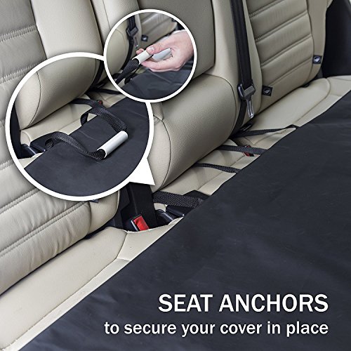 Cubierta de Asiento Impermeable Para el Coche Carro–Manta Funda estilo Hamaca,Protector Antideslizante,Protección de Perro, Gato, Animal y Mascota,Viajes–Garantía, Tamaño Universal,147.32 X 137.16 CM