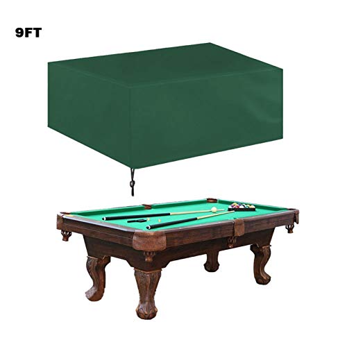 Cubierta De Mesa De Billar De 7/8/9 Pies, Funda Protectora Para Mesa De Billar Impermeable Al Aire Libre, Cubierta De Mesa De Billar De Protección Completa De Tela Oxford 210D Con Cordón, Negro / Verd Cubierta De Mesa De Billar De 7/8/9 Pies, Funda Protectora Para Mesa De Billar Impermeable Al Aire Libre, Cubierta De Mesa De Billar De Protección Completa De Tela Oxford 210D Con Cordón, Negro / Verd