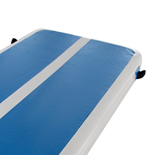 Cueffer Colchoneta para Volteretas Inflable Tumbling Mat para Gimnasio sin Bomba de Aire Eléctrica Colchoneta Hinchable para Hogar, Gimnasio, Parque, etc (1X3M)