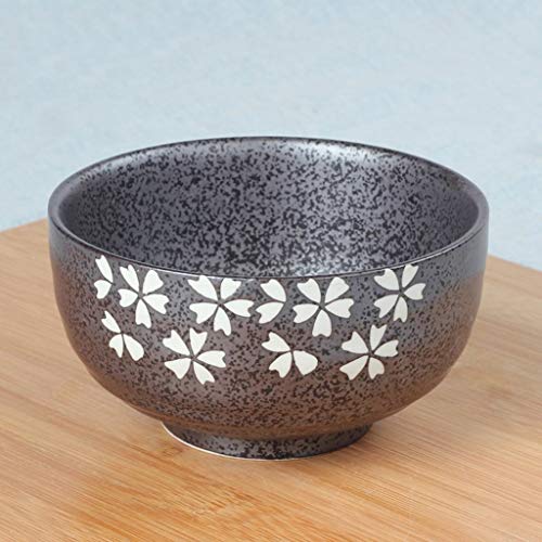 Cuenco de la cultura popular Tazón de arroz de cerámica de estilo japonés de 5 pulgadas Tazón de ensalada Tazón grande de porcelana Tazón de porcelana pintado a mano cuenco de la cultura popular