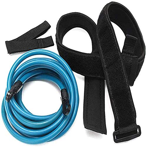 Cuerda De Entrenamiento De NatacióN, Bandas De Resistencia para NatacióN, Cuerda EláStica para Entrenamiento De Resistencia Estacionaria, Herramientas De Piscina.(Azul)