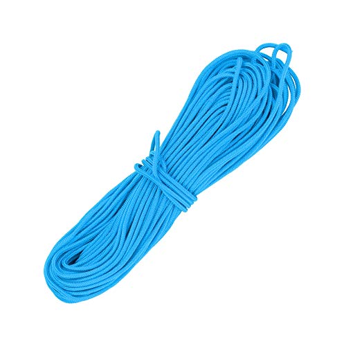 Cuerda de Nylon de Saf, Cuerda de Nylon Trenzada Doble del Arco Compuesto, tirón Resistente para la Escalada casera del Tiro con Arco(Blue)