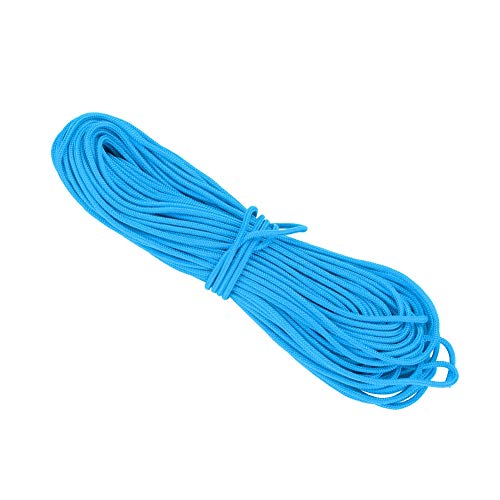 Cuerda de Nylon de Saf, Cuerda de Nylon Trenzada Doble del Arco Compuesto, tirón Resistente para la Escalada casera del Tiro con Arco(Blue)