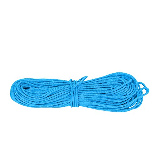 Cuerda de Nylon de Saf, Cuerda de Nylon Trenzada Doble del Arco Compuesto, tirón Resistente para la Escalada casera del Tiro con Arco(Blue)