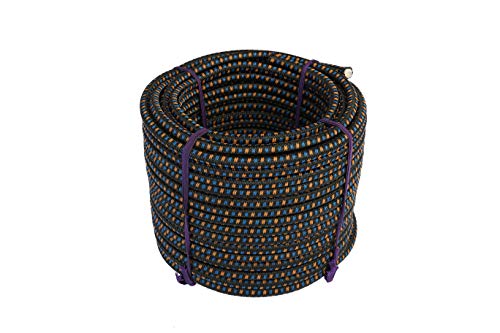Cuerda Elastica 8mm. Monotex Polietileno. Piscinas (Standard NF P 90-308) Toldos Acampadas Exteriores Manualidades Nautica Amarres Escalada Resistente al Agua (50m, Negro Chiné) Cuerda Elastica 8mm. Monotex Polietileno. Piscinas (Standard NF P 90-308) Toldos Acampadas Exteriores Manualidades Nautica Amarres Escalada Resistente al Agua (50m, Negro Chiné)