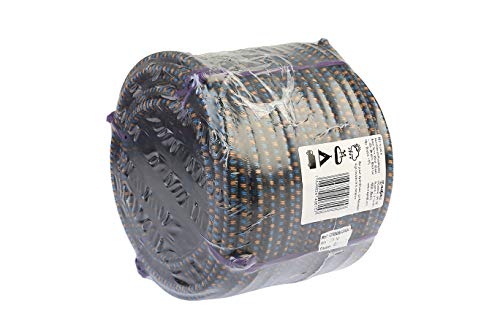 Cuerda Elastica 8mm. Monotex Polietileno. Piscinas (Standard NF P 90-308) Toldos Acampadas Exteriores Manualidades Nautica Amarres Escalada Resistente al Agua (50m, Negro Chiné) Cuerda Elastica 8mm. Monotex Polietileno. Piscinas (Standard NF P 90-308) Toldos Acampadas Exteriores Manualidades Nautica Amarres Escalada Resistente al Agua (50m, Negro Chiné)