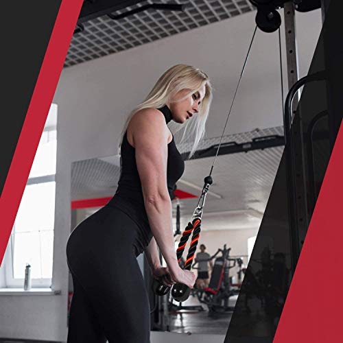 Cuerda Triceps Cuerda Para Empujar y Tirar Hacia Abajo de TríCeps Para Multi-Gimnasio y 2x Multifuncional, Cable de Agarre Potente Con Gancho de Seguridad,Combinaciones de Entrenamiento de Fuerza Cuerda Triceps Cuerda Para Empujar y Tirar Hacia Abajo de TríCeps Para Multi-Gimnasio y 2x Multifuncional, Cable de Agarre Potente Con Gancho de Seguridad,Combinaciones de Entrenamiento de Fuerza