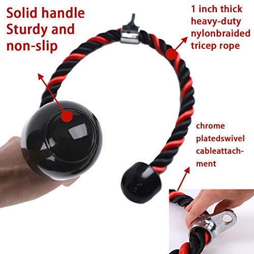 Cuerda Triceps Cuerda Para Empujar y Tirar Hacia Abajo de TríCeps Para Multi-Gimnasio y 2x Multifuncional, Cable de Agarre Potente Con Gancho de Seguridad,Combinaciones de Entrenamiento de Fuerza Cuerda Triceps Cuerda Para Empujar y Tirar Hacia Abajo de TríCeps Para Multi-Gimnasio y 2x Multifuncional, Cable de Agarre Potente Con Gancho de Seguridad,Combinaciones de Entrenamiento de Fuerza