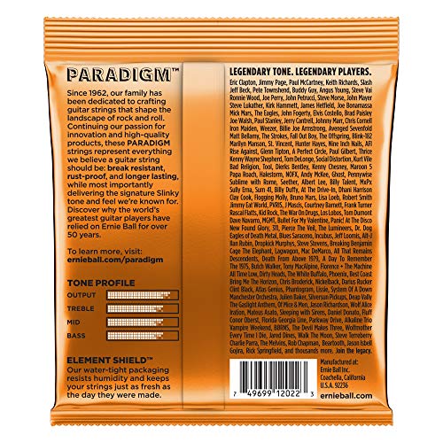 Cuerdas de guitarra eléctrica Ernie Ball Hybrid Slinky Paradigm - calibre 9-46 Cuerdas de guitarra eléctrica Ernie Ball Hybrid Slinky Paradigm - calibre 9-46